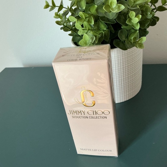 Jimmy Choo 014 Coral Sunset Matte Lip Colour Lipstick - Picture 2 of 7